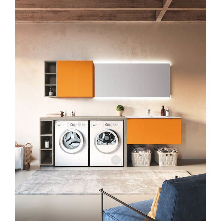 Viva Made Laundry 04 mobile lavanderia con lavatoio