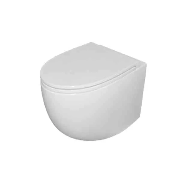 SDR Ceramiche Mini Bull vaso sospeso rimless bianco lucido