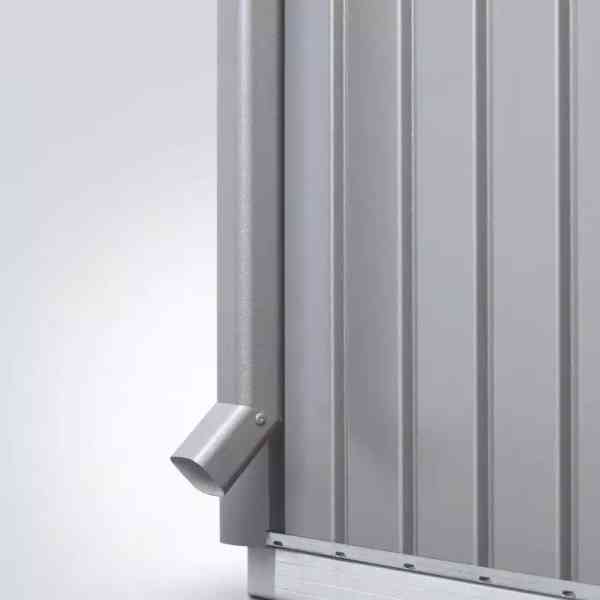 Biohort Europa casetta giardino metallo grigio scuro 244x300