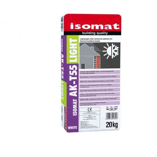 Isomat AK-T55 Light colla rasante cappotto bianca 20 kg