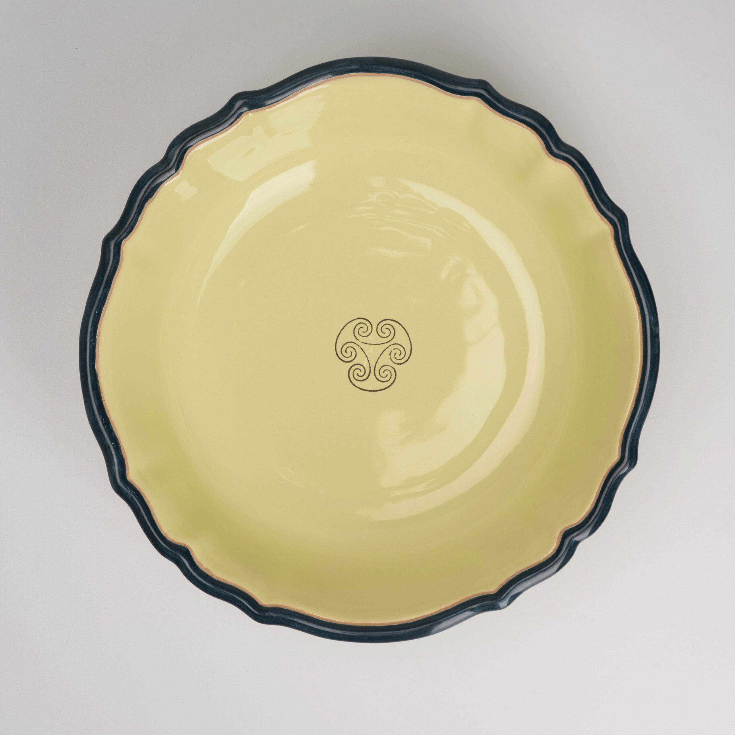 Cerasarda Arte Tavola Monogram fruttiera vaniglia imperiale