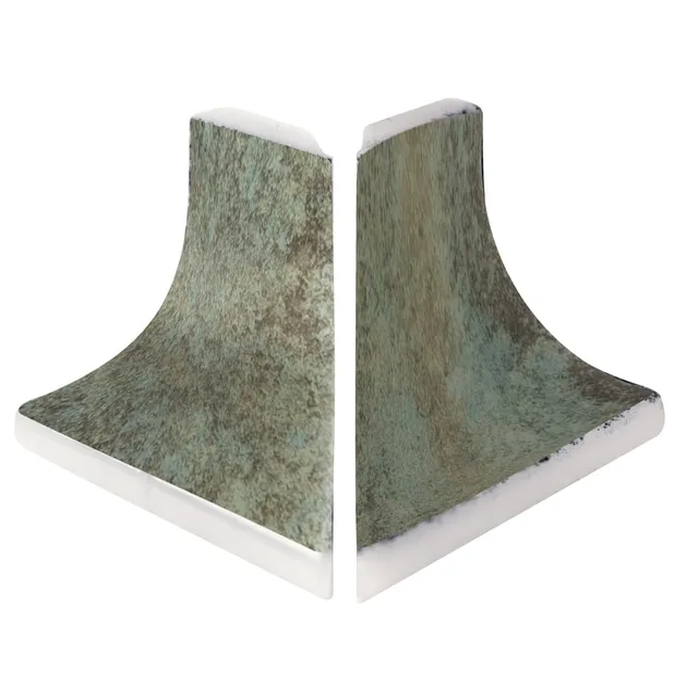 SQ Mosaic Special Finishes AB2 Okoze angolo verde opaco