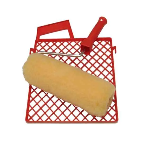 Vestan 2 set rullo 27 cm giallo poliestere con griglia