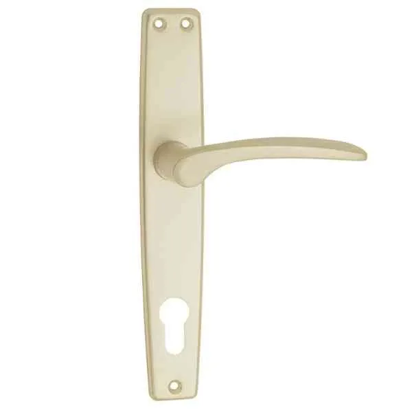 Brialma Europa maniglia porte alluminio F2 champagne cilindro