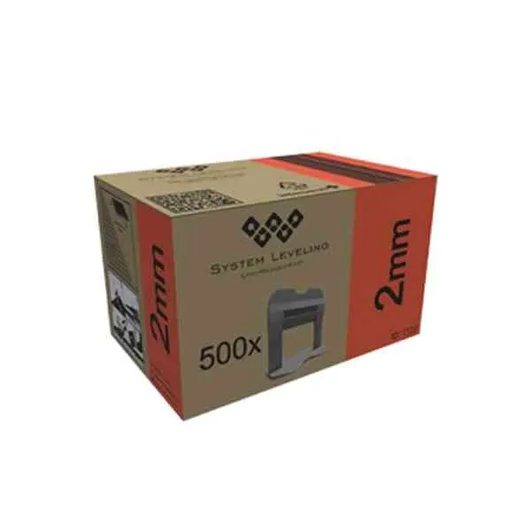 System Leveling distanziatore livellante 2 mm 500 pz piastrelle