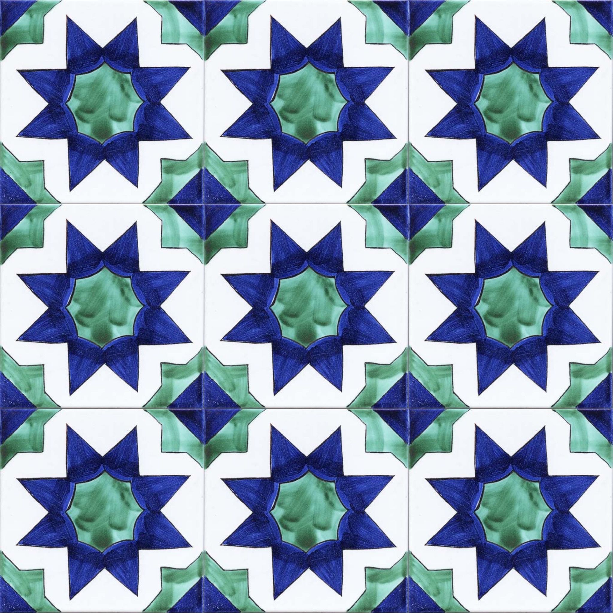 Ceramica Pinto Classico Vietri VP7873 piastrella 20x20 maiolica a mano