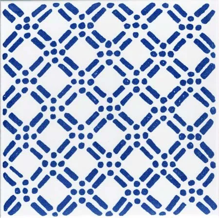 Ceramica Pinto Barocco Vietri VP14897 piastrella maiolica decorata a mano