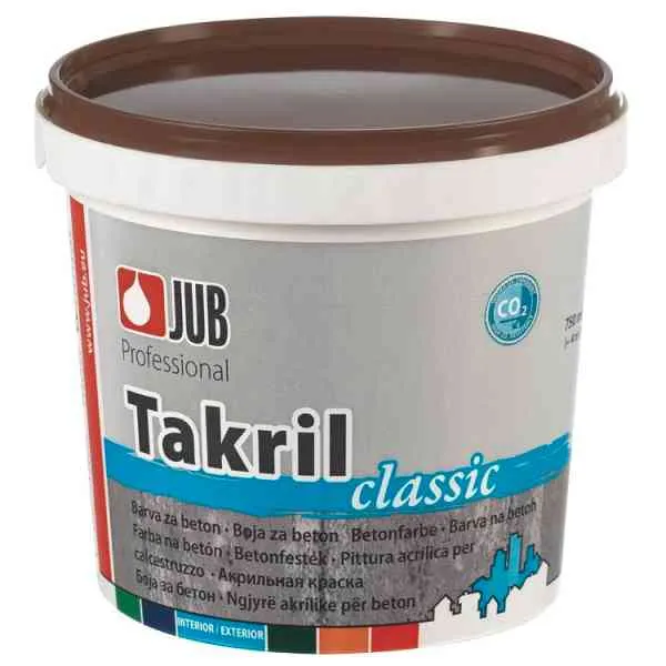 Jub Takril pittura cemento 5 L marrone scuro n. 6