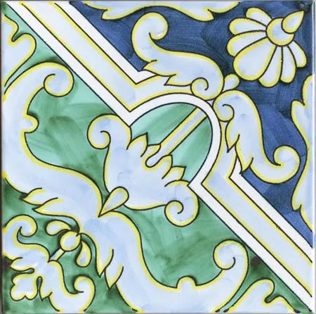 Ceramica Pinto Barocco Vietri VP50 maiolica decoro mano