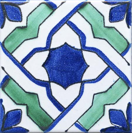 Ceramica Pinto Mare VP17118 piastrella maiolica decoro a mano
