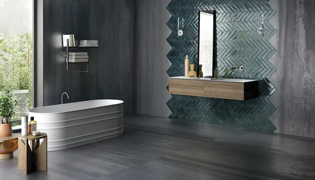 Viva Made Metallica piastrella ceramica effetto metallo scatola