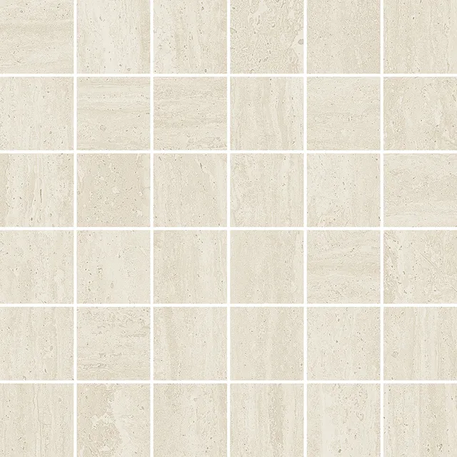 Recer Travertine Luce Ivory mosaico 30x30 avorio naturale