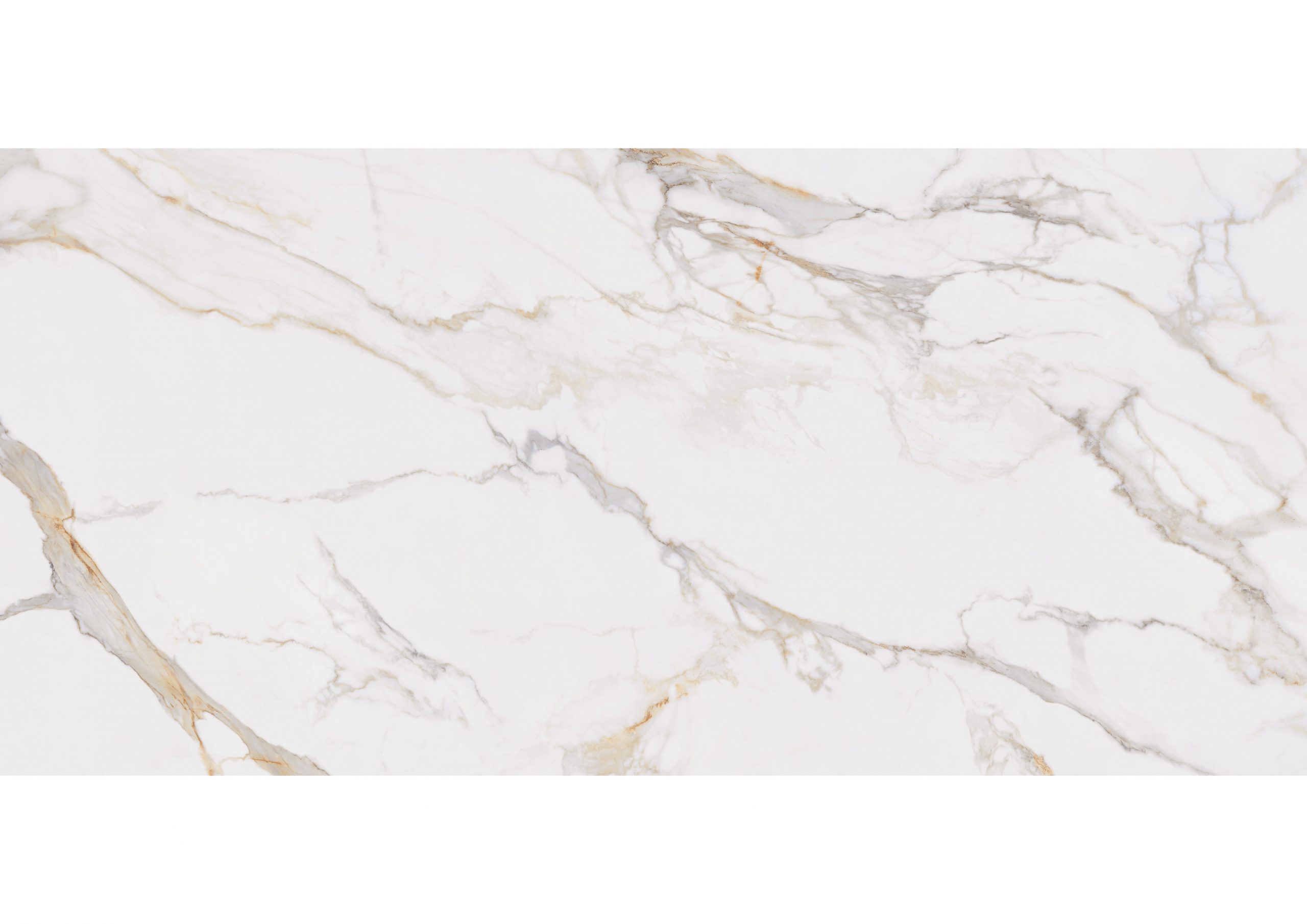 Roca Tiles Calacatta Oro lastra gres effetto marmo bianco