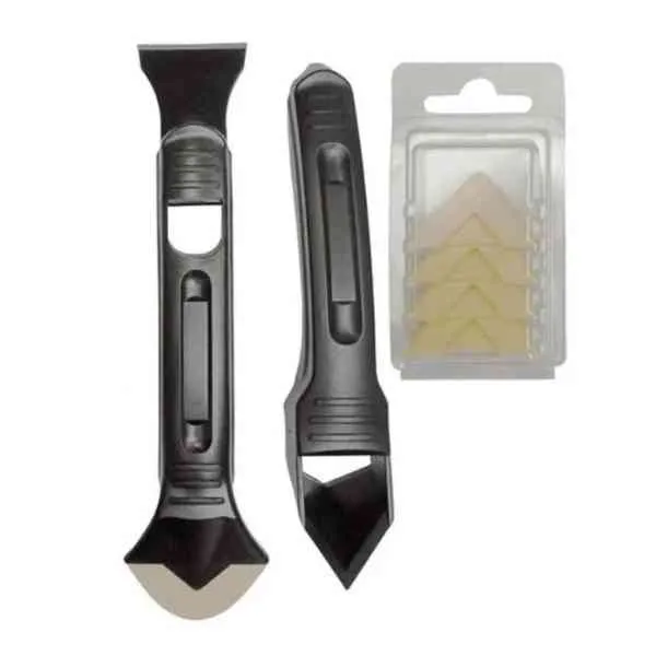 Dedra 15B085 kit raschietto silicone 5 spatole fughe