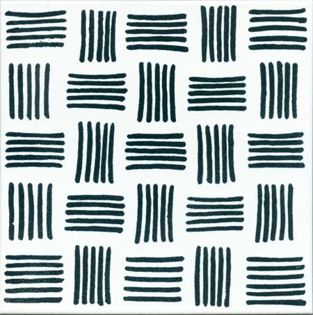 Ceramica Pinto Barocco Vietri VP14272 piastrella maiolica stampa a mano