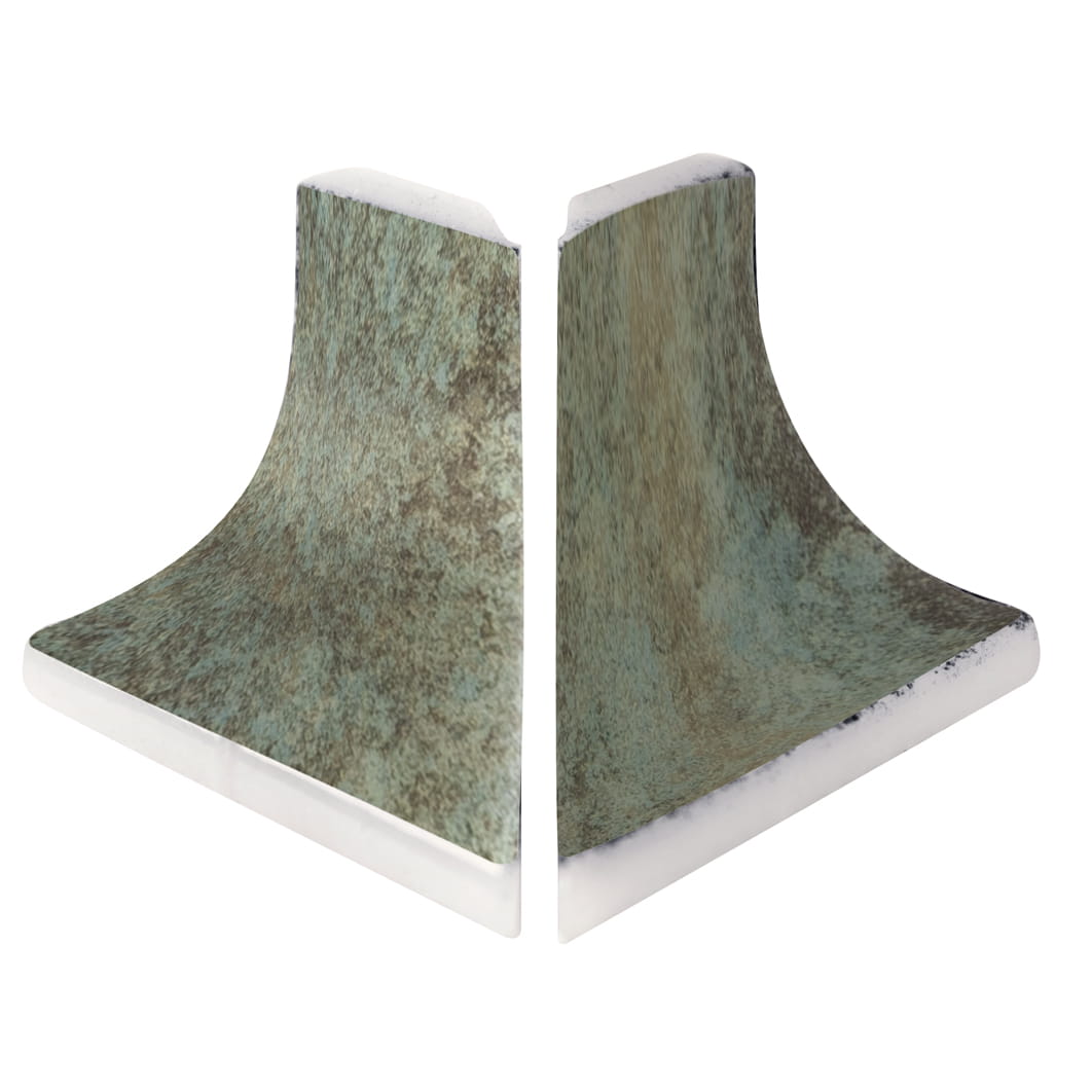 SQ Mosaic Special Finishes AB2 Okoze angolo verde opaco