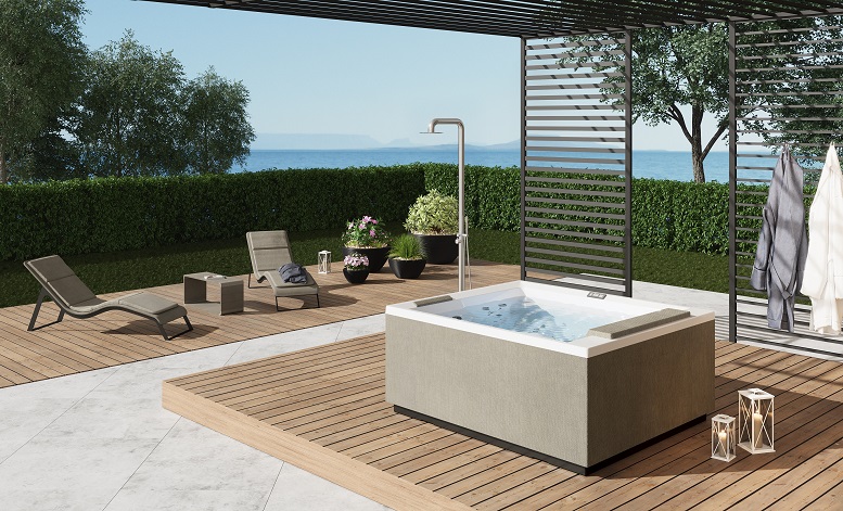 Viva Made Divina Outdoor vasca da esterno freestanding bianca