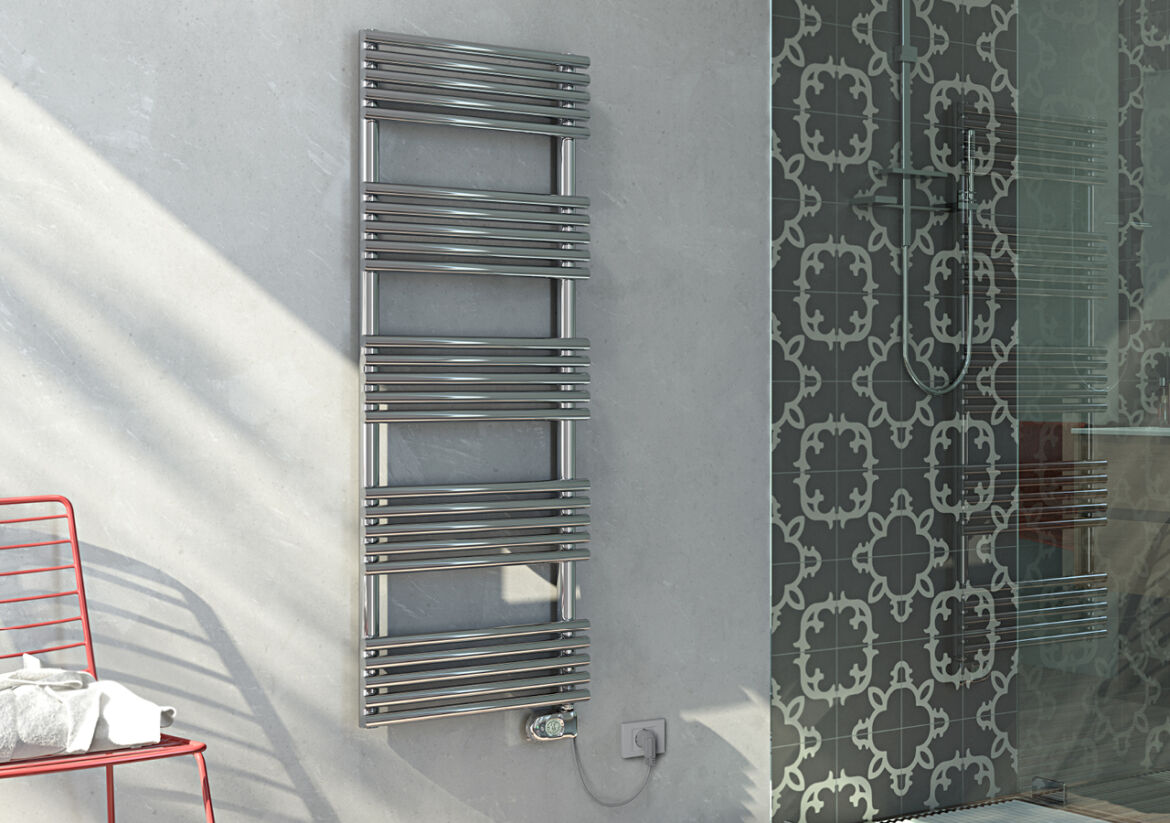 Viva Made Sandy Termoarredo Elettrico Inox Lucido