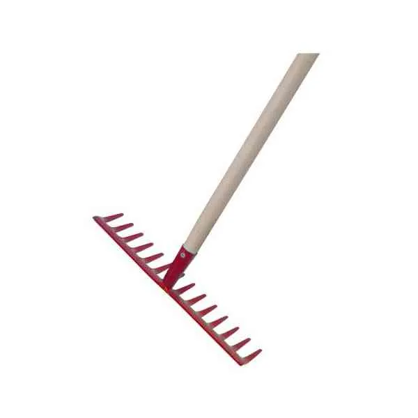 Rastrello metallo 14 denti 150 cm con manico