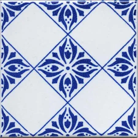 Ceramica Pinto Antico Vietri Stampato VP691 piastrella decoro mano