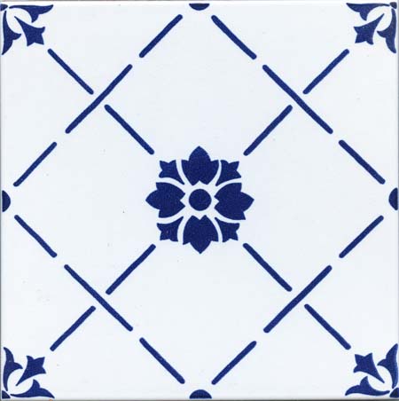 Ceramica Pinto Classico Vietri VP85 piastrella maiolica stampa