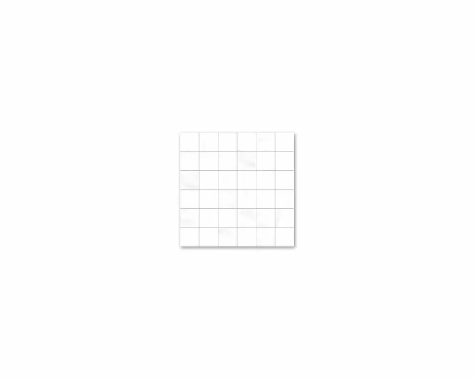 Roca Tiles Thinbig Malla Natural mosaico marmo bianco