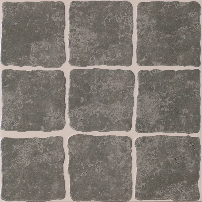 Recer Portuense Black campione piastrella 13×13 naturale
