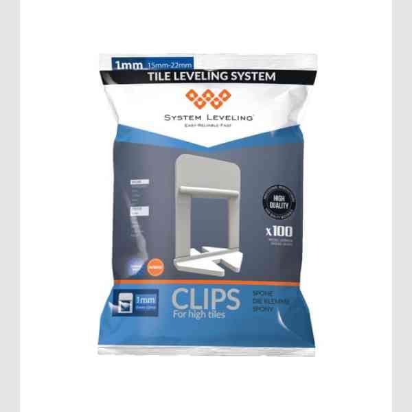 System Leveling distanziatore livellante 1,0 mm alto 100 pz