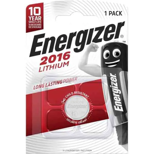 Energizer CR2016 pila a bottone litio 3V