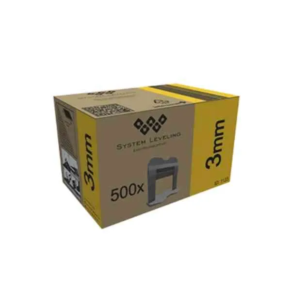 System Leveling distanziatori 3,0mm piastrelle 500pz