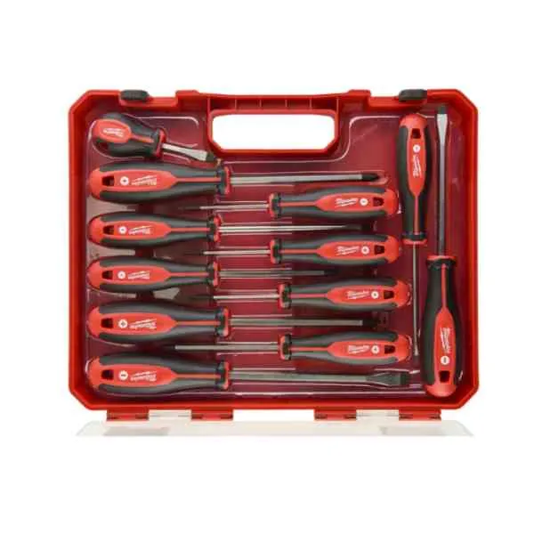 Milwaukee set cacciaviti 12 pezzi professionali
