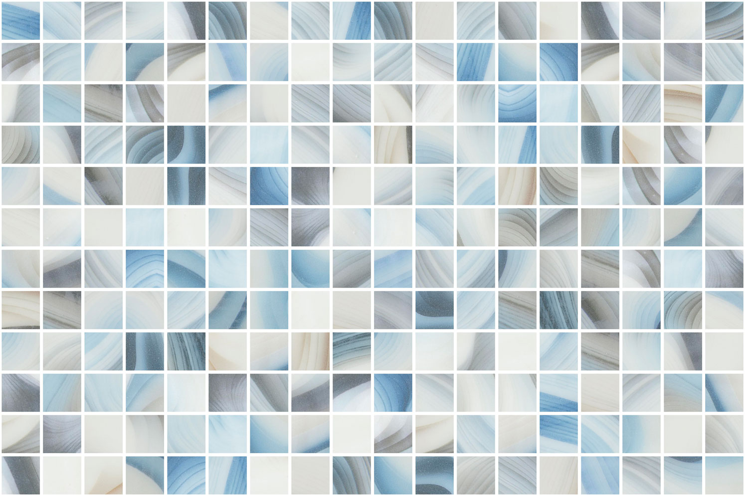 SQ Mosaic Bay Glam Isar Glam mosaico piscina blu grigio