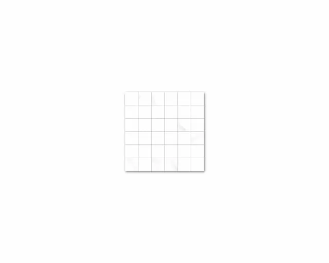 Roca Thinbig Malla Bianco mosaico marmo lucido