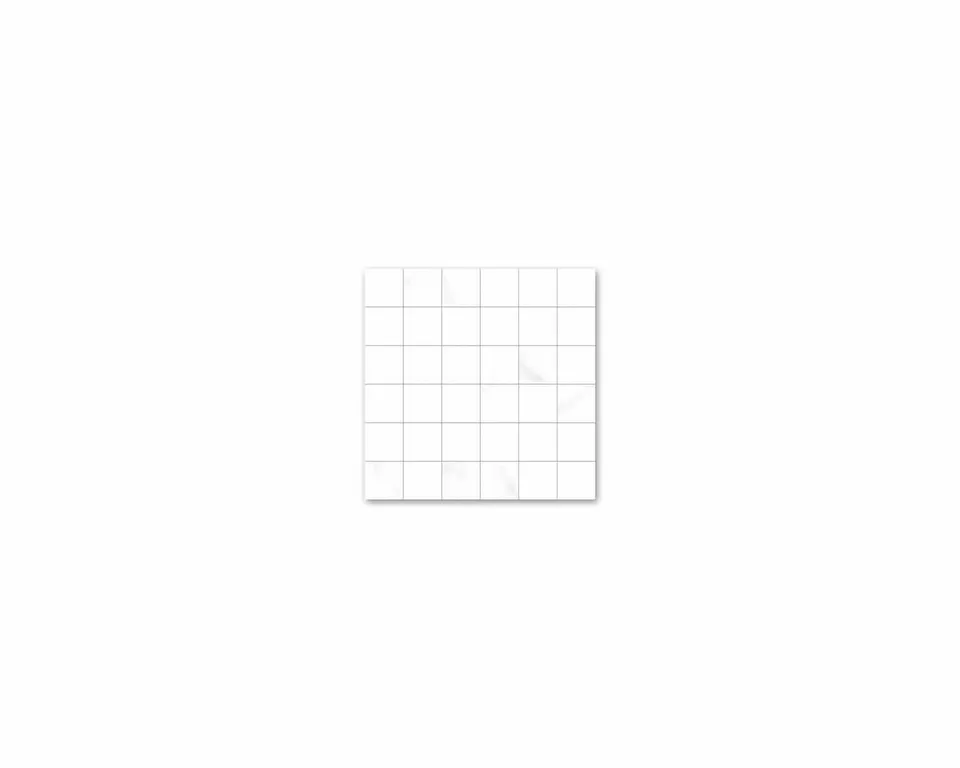 Roca Thinbig Malla Bianco mosaico marmo lucido