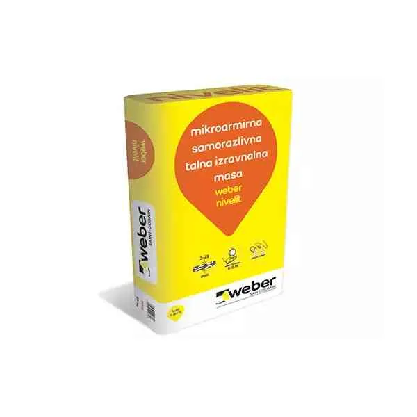Weber Nivelit autolivellante pavimento 25 kg spessore 2-22 mm