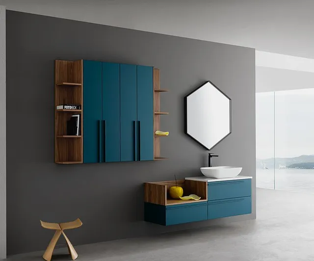 Viva Made K25 K-House mobile bagno sospeso bianco moderno