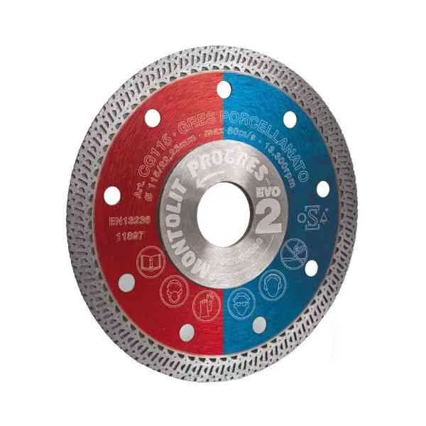 Montolit CG115 disco diamantato 115 mm per piastrelle ceramica