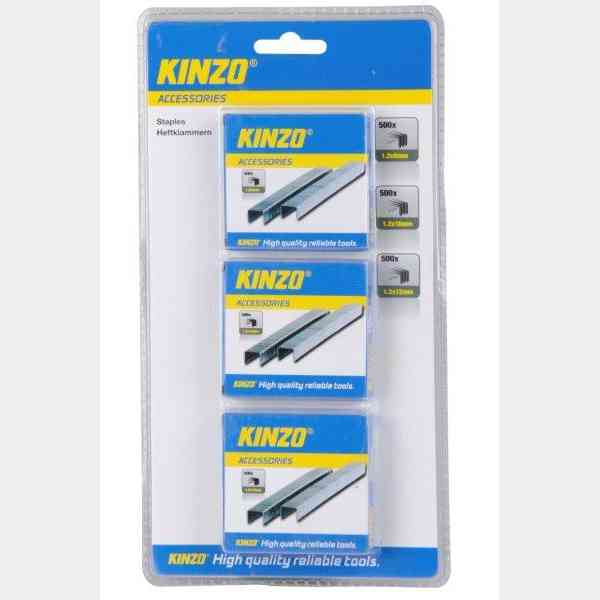 Kinzo punti spillatrice 8/10/12 mm 1500 pezzi