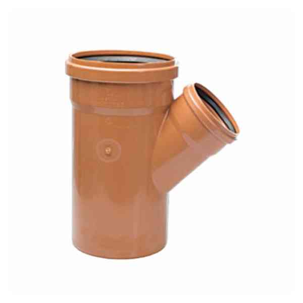 Gradnja Derivazione 160/160 mm Raccordo PVC 45° Fognatura