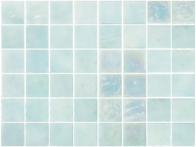 SQ Mosaic Pearl Fifty Pearl 201 mosaico verde lucido 50x50