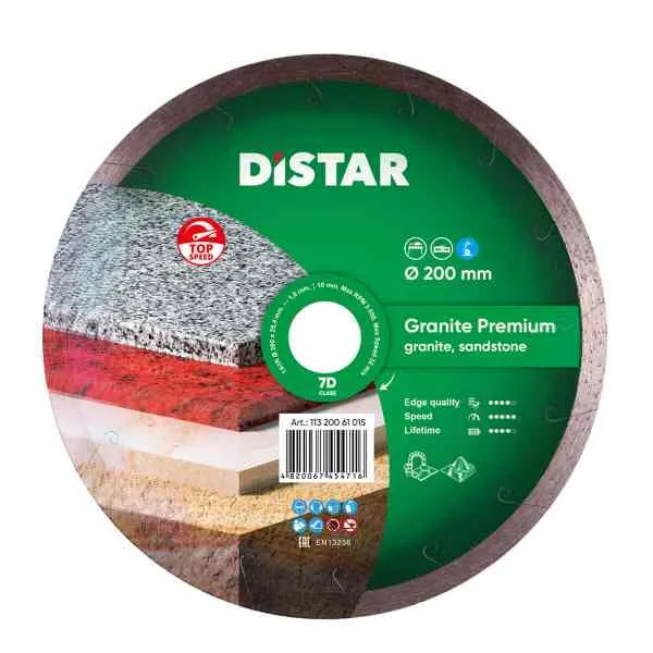 Distar Granite Premium 1A1R disco diamantato 125 mm pietra gres