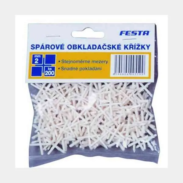 Festa crocette distanziatori piastrelle 2,5 mm 200 pezzi