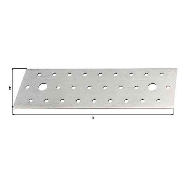 GAH Alberts piastra forata 200x60x2 mm zincata