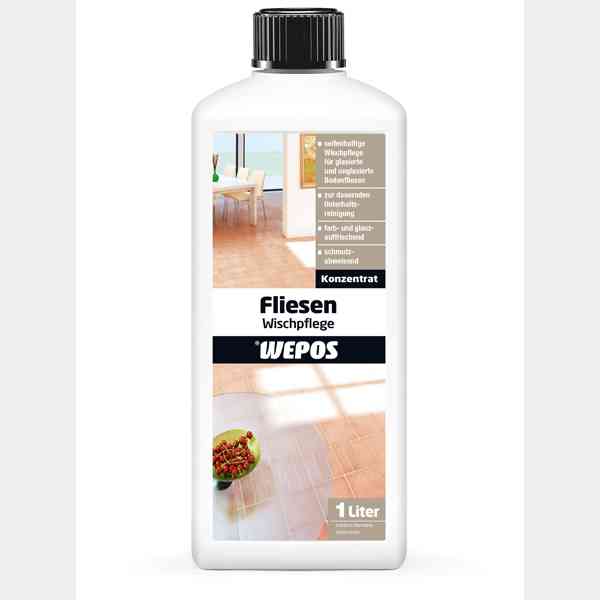 Wepos Detergente Piastrelle 1 L per Gres e Ceramica