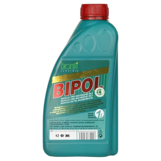 Bipol olio catena motosega 1 L a base di colza