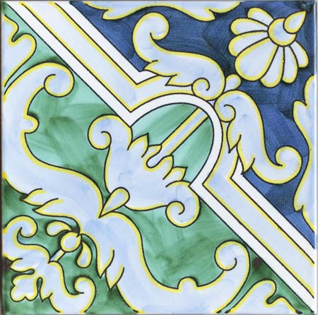 Ceramica Pinto Barocco Vietri VP50 maiolica decoro mano