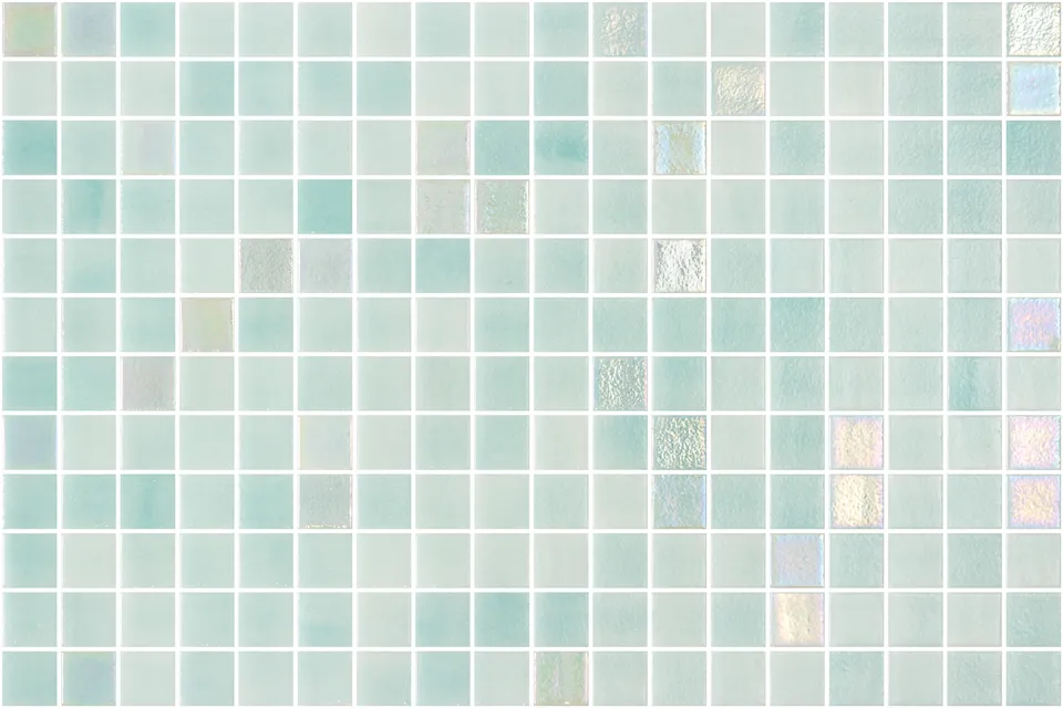 SQ Mosaic Pearl Barbo mosaico verde chiaro lucido perlescente