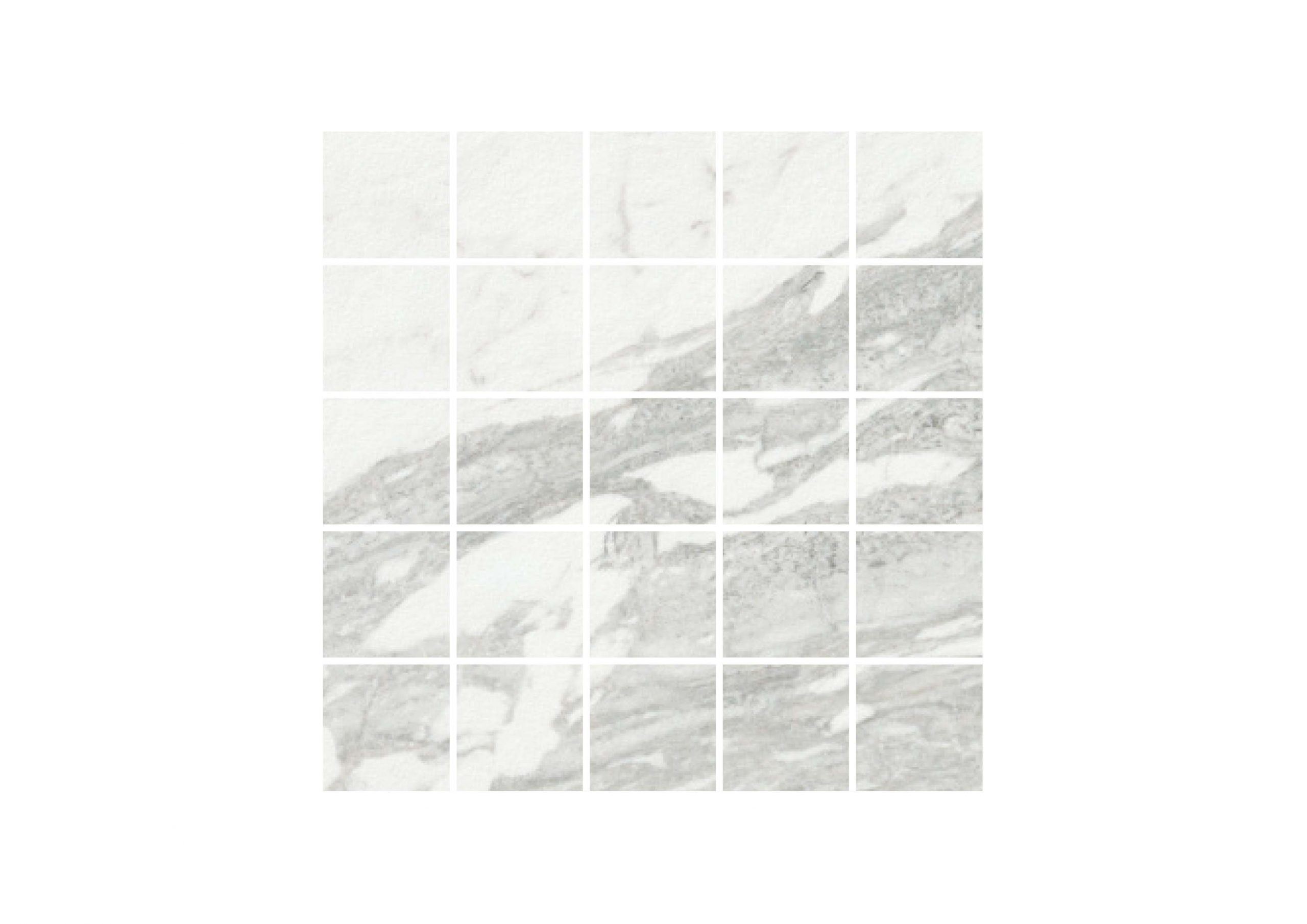 Roca Bernini Gris malla mosaico ceramica grigio effetto pietra