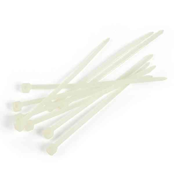 Protech PVC Fascette Stringicavo 4,4x300 mm Bianche 50 Pezzi