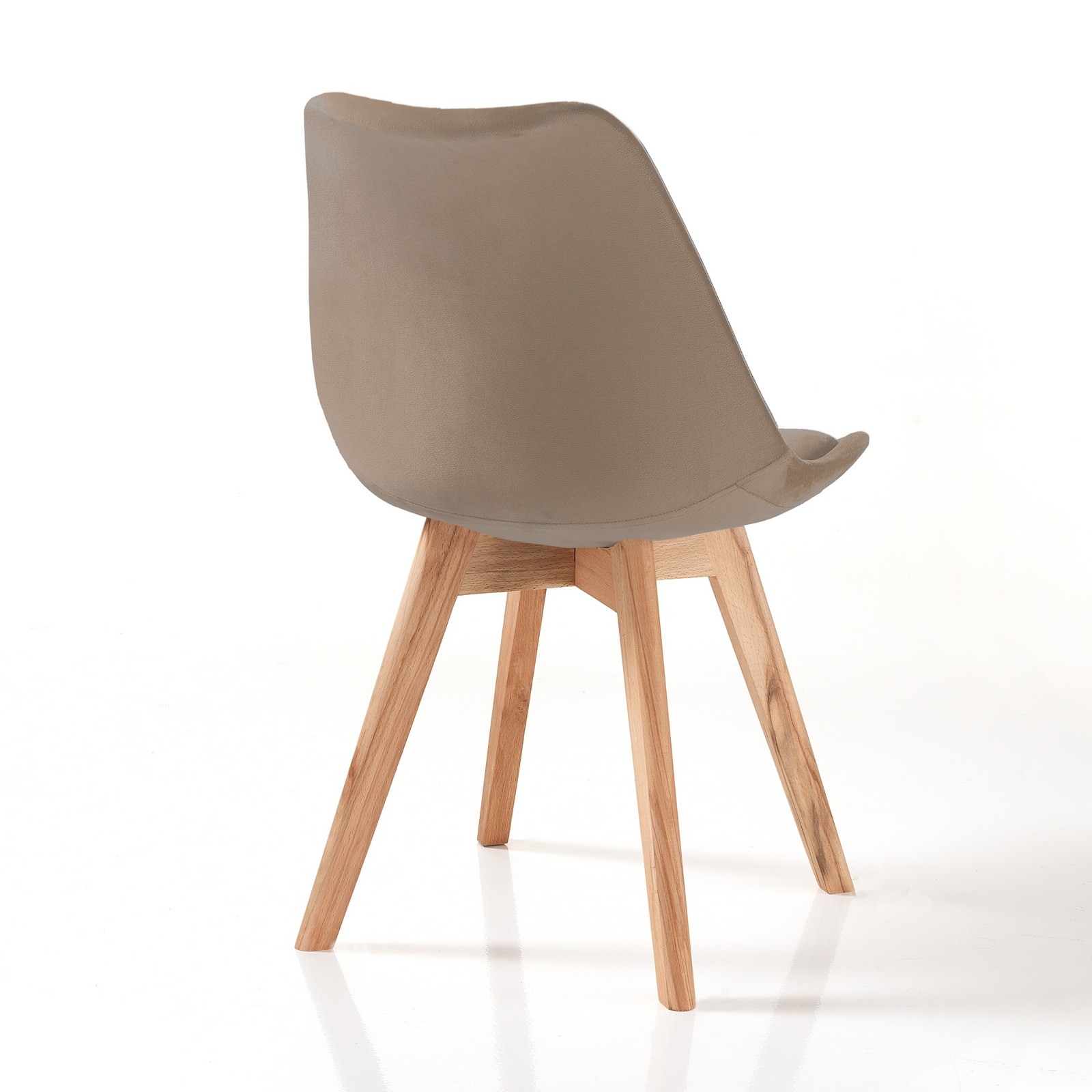 Viva Made Kiki Soft Light Brown Sedia Imbottita